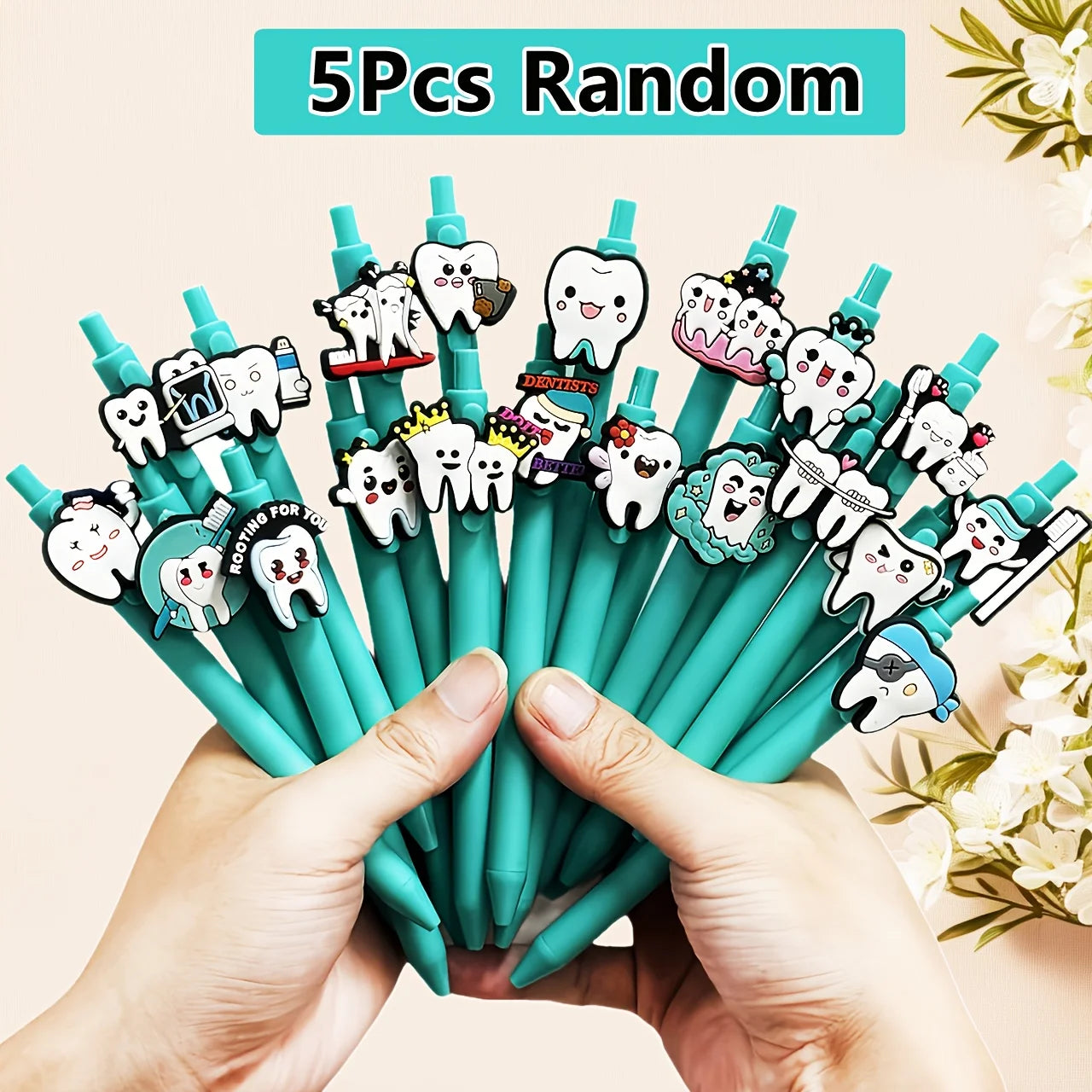 5/10/20 Pcs World Dental Day Ballpoint Pens  Promoting Oral Health and Dental Care Writing Gift Stationery School and Hospita