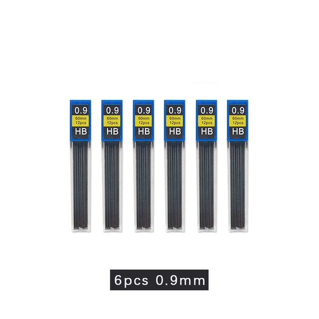0.3 0.5 0.7 0.9 1.3 2.0 3.0mm Mechanical Pencil Full Metal Art Drawing Painting Automatic Pencil with Leads Office School Supply