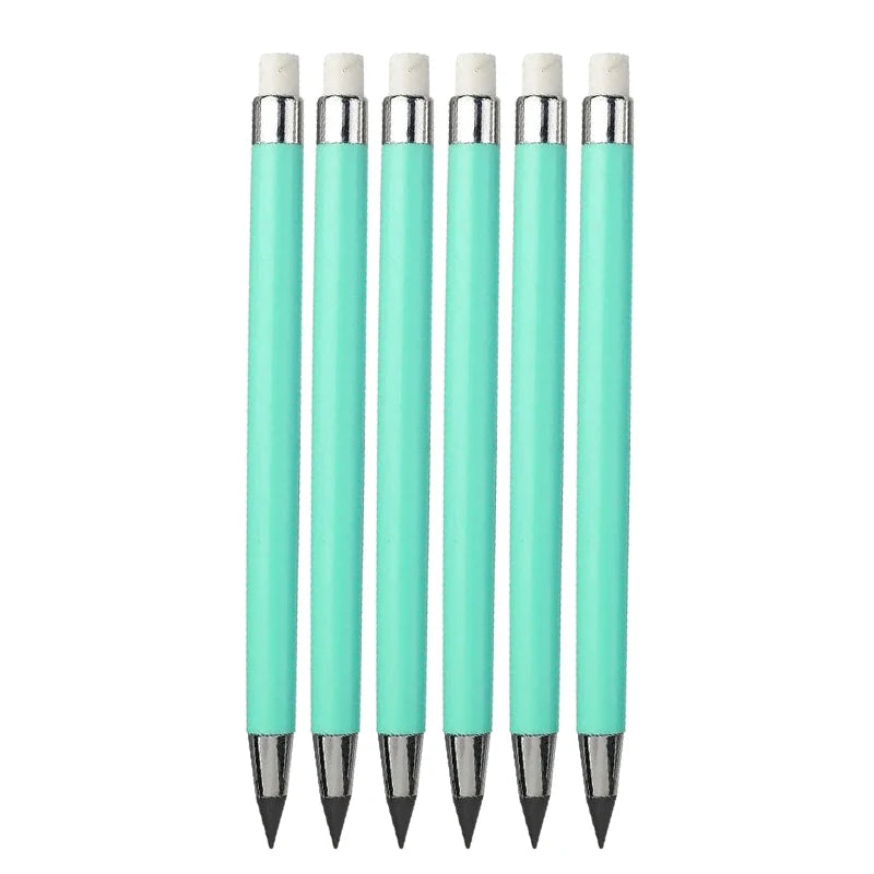 1/6/12 Pcs Eternal Pencil No Ink Infinity Pencils For Kids Art Sketch Drawing Writing Pen Tools Gift School Supplies Stationery