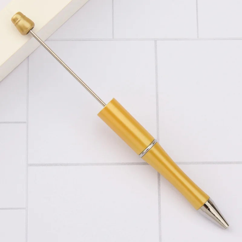 30Pcs DIY Beadable Ballpoint Ball Pens Gradient Gift Advertising Pens Korean Stationery Pen Making Supplies Gifts Office School
