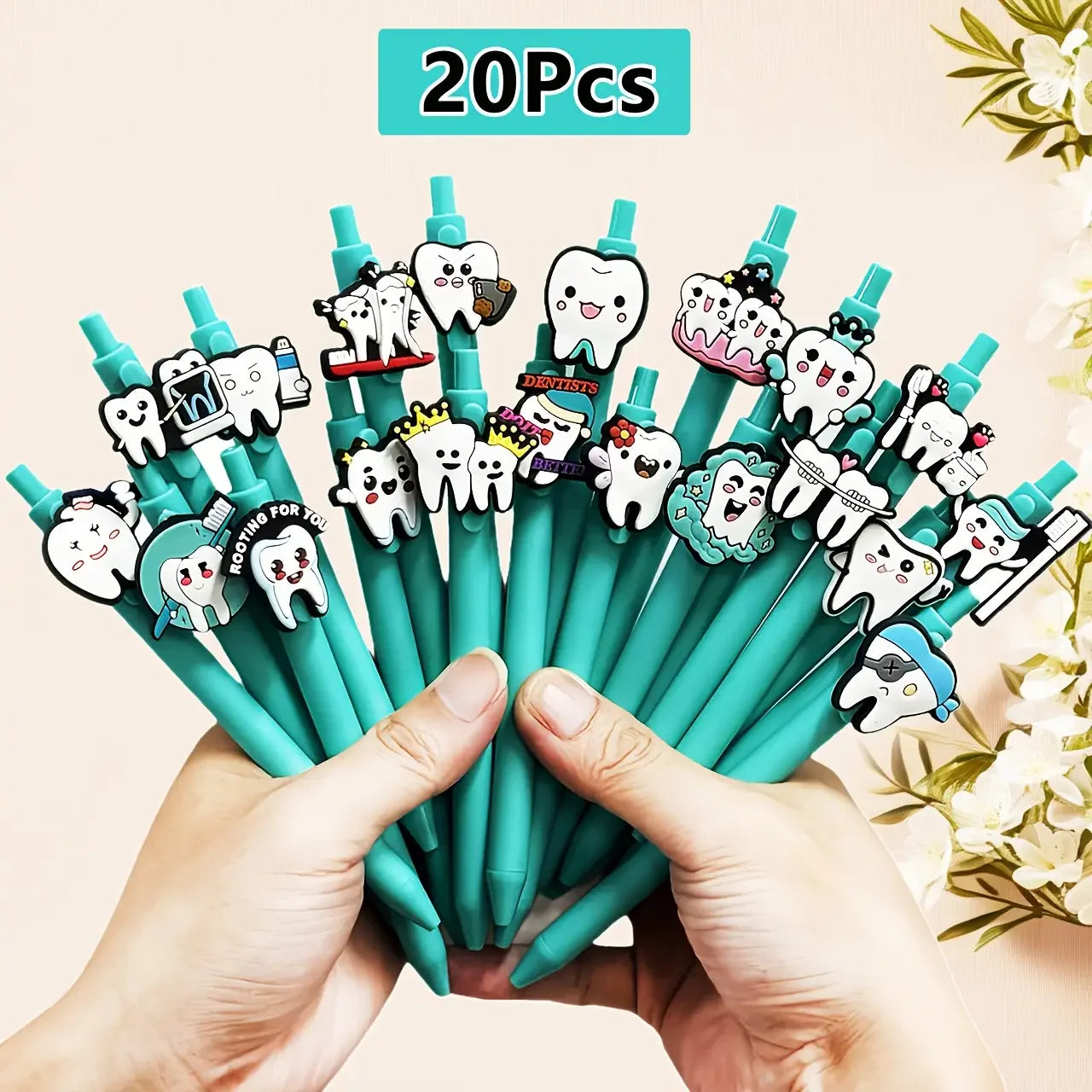 5/10/20 Pcs World Dental Day Ballpoint Pens  Promoting Oral Health and Dental Care Writing Gift Stationery School and Hospita