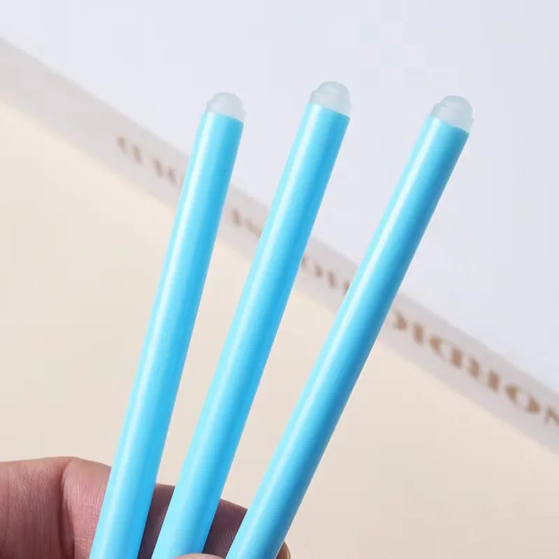 10pcs Erasable Pen Special Eraser Rubber Stick Creative Stationery School Office Supplies Cute Cartoon Children Learning Gifts