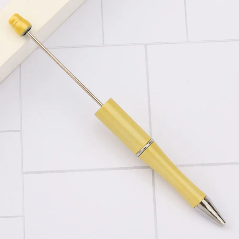 30Pcs DIY Beadable Ballpoint Ball Pens Gradient Gift Advertising Pens Korean Stationery Pen Making Supplies Gifts Office School