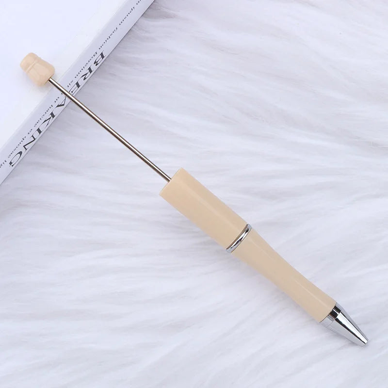 30Pcs DIY Beadable Ballpoint Ball Pens Gradient Gift Advertising Pens Korean Stationery Pen Making Supplies Gifts Office School
