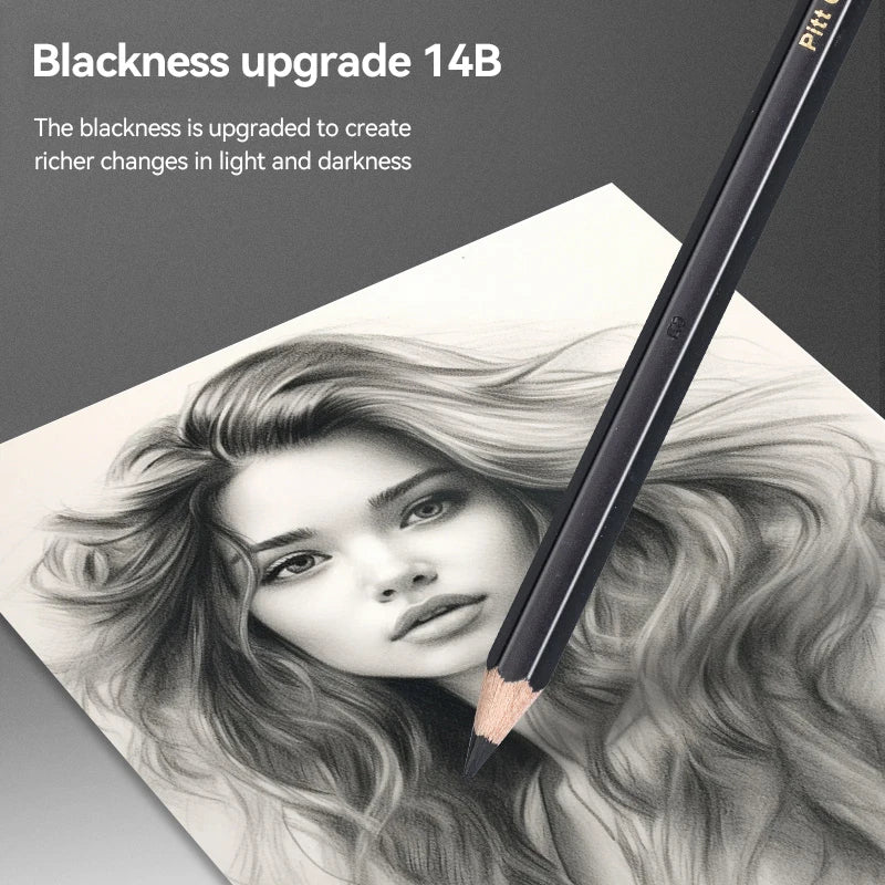 Faber-Castell 3/12pcs Graphite Matte Sketch Pencil Set For Black Lead Writing Sketching Drawing Graphite Pencils Art Supplies