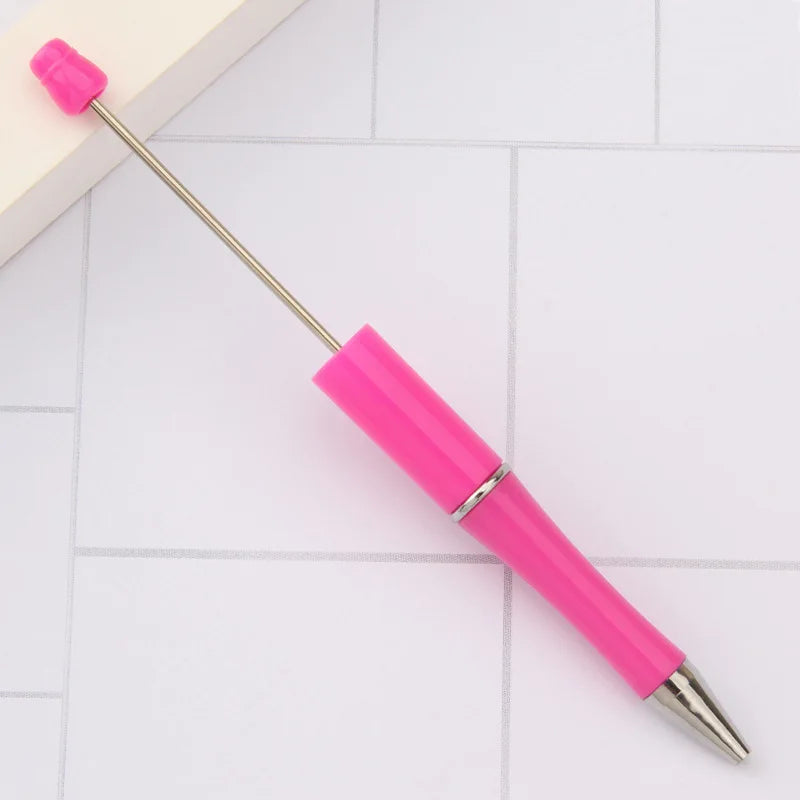 30Pcs DIY Beadable Ballpoint Ball Pens Gradient Gift Advertising Pens Korean Stationery Pen Making Supplies Gifts Office School