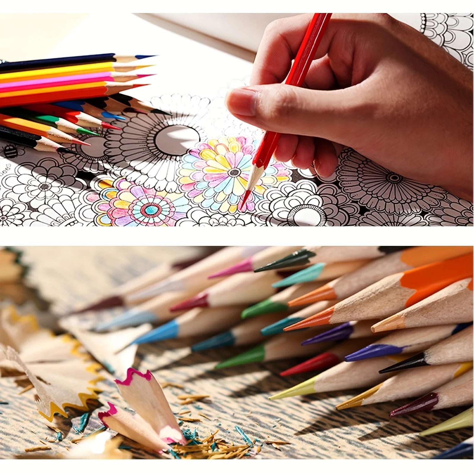 Colored Pencil Set, Soft Core Oil Pastels for Coloring Books / Professional Drawing Sketching, Present Back-to-School Supplies