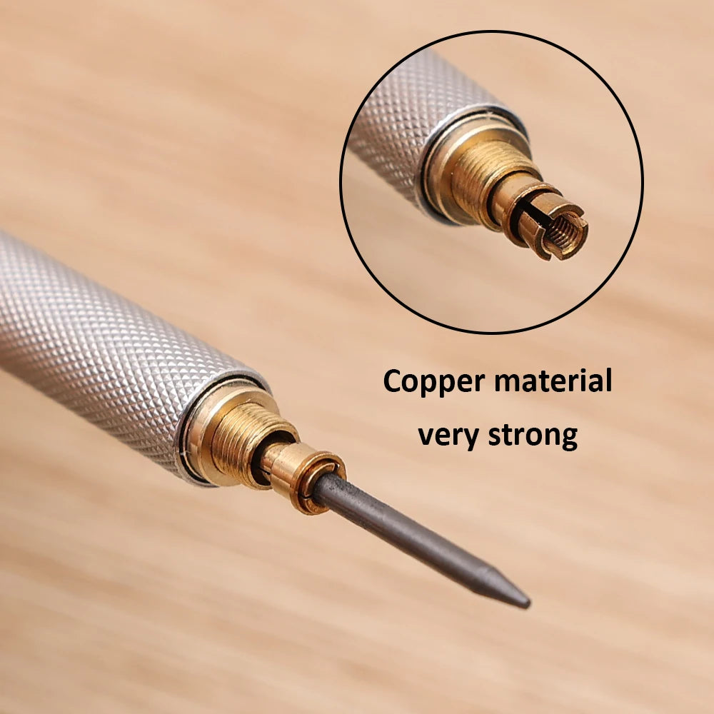 0.5/0.7/0.9/1.3/2.0mm Automatic Pencil Metal Mechanical Pencils Sets With Pencils Grip Leads Art Drawing Student Office Supplies