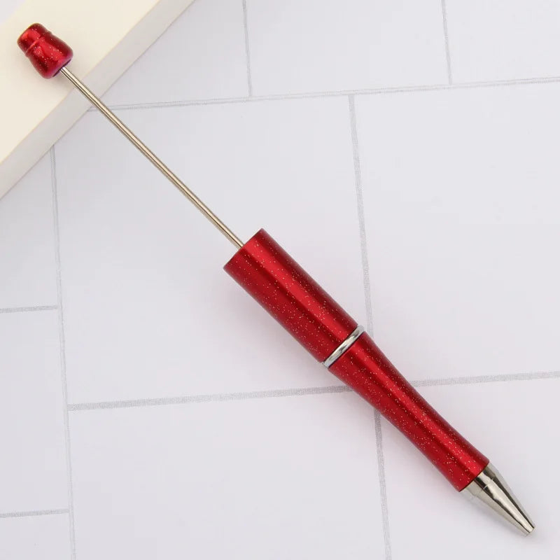 30Pcs DIY Beadable Ballpoint Ball Pens Gradient Gift Advertising Pens Korean Stationery Pen Making Supplies Gifts Office School