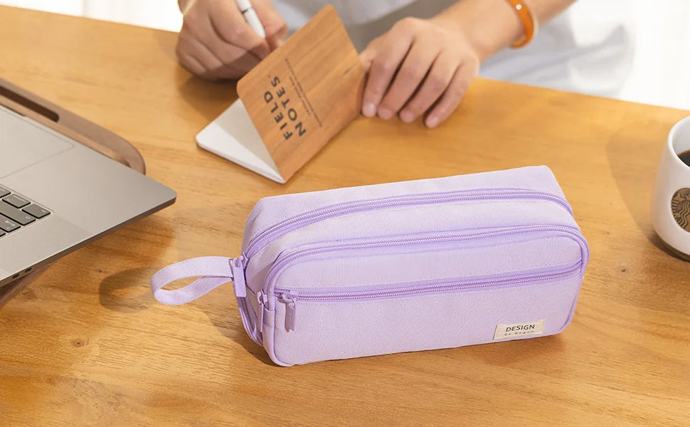 Large Pencil Case High Capacity Holder Box Storage bag Desk Organizer Marker Pouch Pen For Middle School Office College