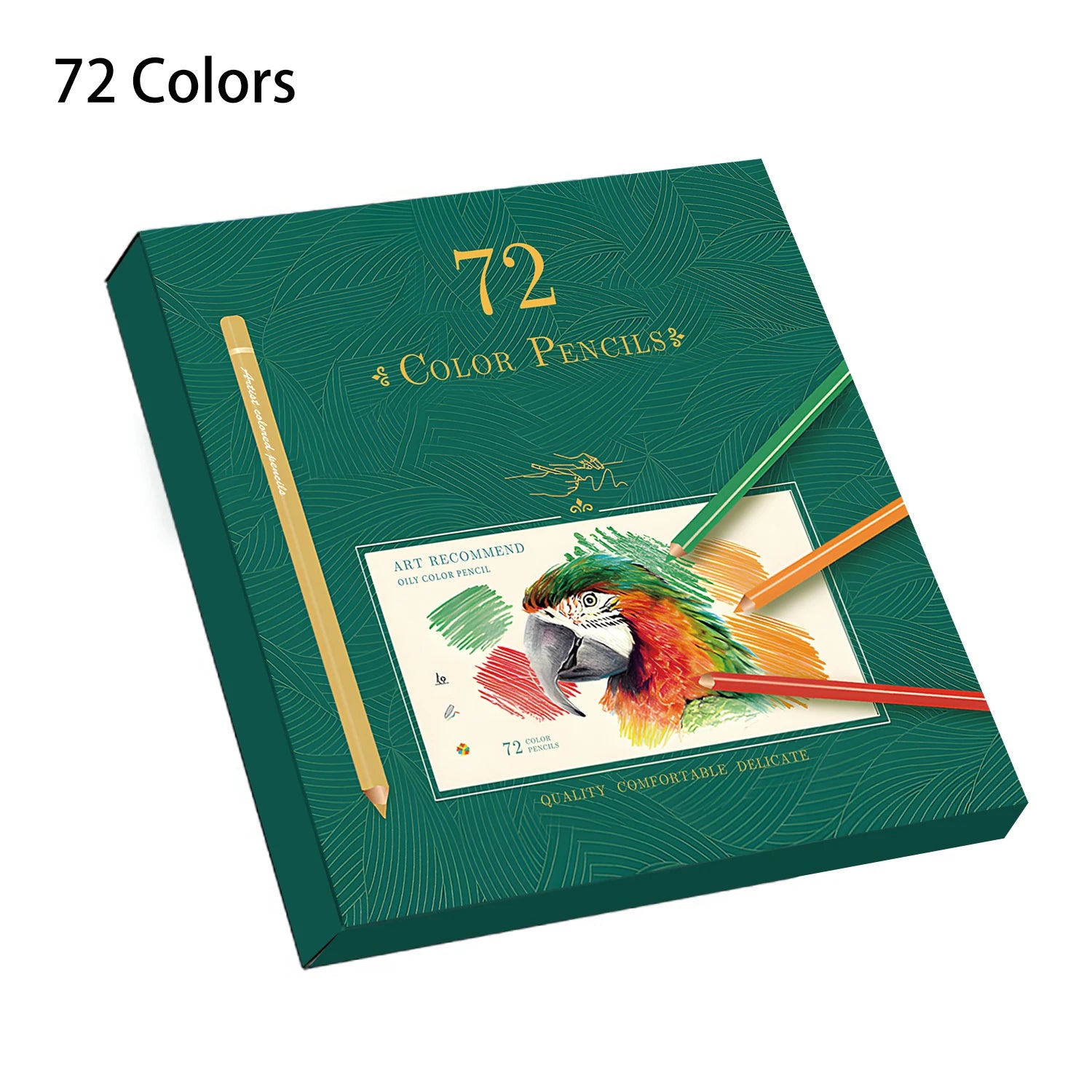 Watercolor/oil-based Colored Pencils,Set of 36/48/50/72 Professional Colored Pencils for Adult ,for Coloring,Blending & Layering