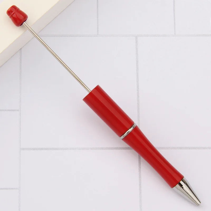 30Pcs DIY Beadable Ballpoint Ball Pens Gradient Gift Advertising Pens Korean Stationery Pen Making Supplies Gifts Office School