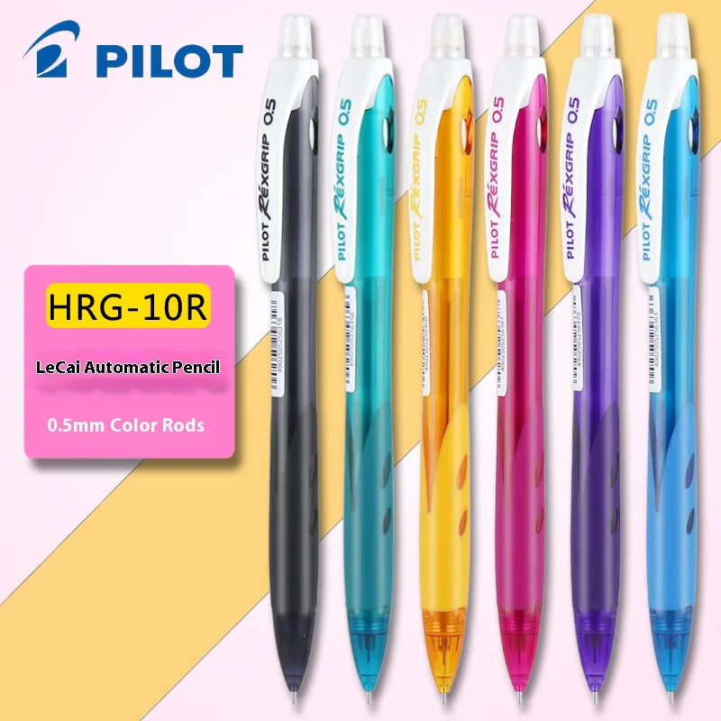 Japan PILOT HRG-10R Mechanical Pencil,Colored Rod Unbreakable,Non-Toxic,for Kids Beginner writing,drawing,Design School Supplies
