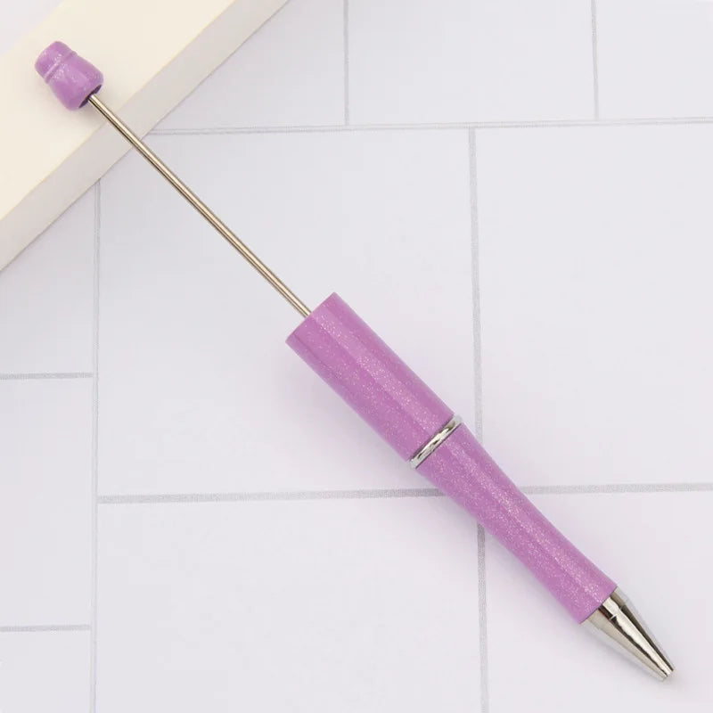 30Pcs DIY Beadable Ballpoint Ball Pens Gradient Gift Advertising Pens Korean Stationery Pen Making Supplies Gifts Office School