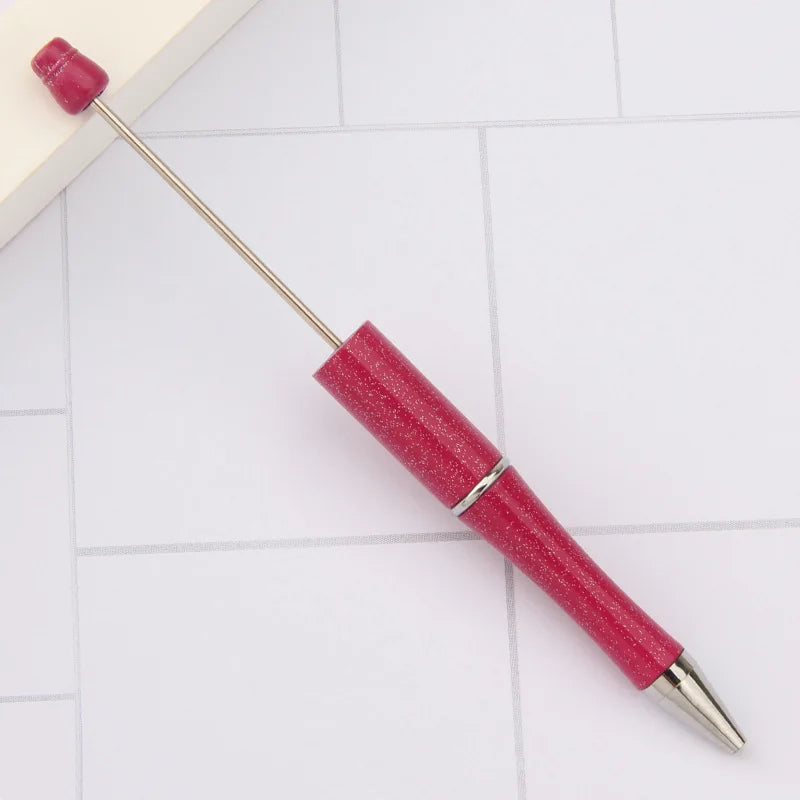 30Pcs DIY Beadable Ballpoint Ball Pens Gradient Gift Advertising Pens Korean Stationery Pen Making Supplies Gifts Office School