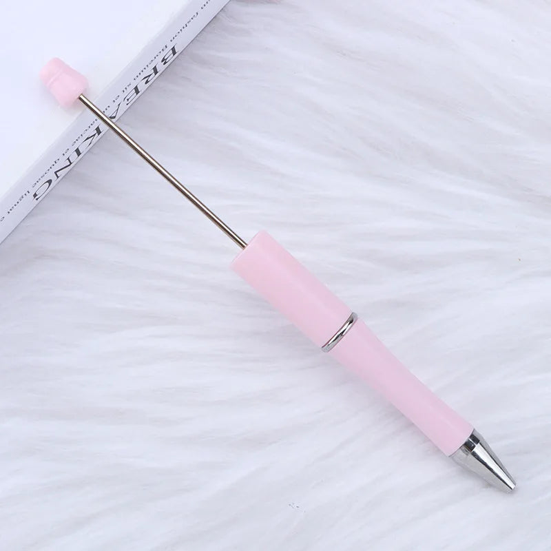 30Pcs DIY Beadable Ballpoint Ball Pens Gradient Gift Advertising Pens Korean Stationery Pen Making Supplies Gifts Office School
