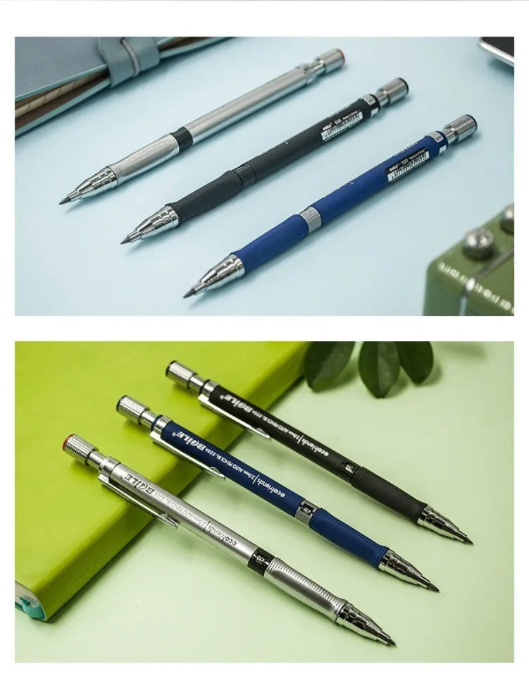 Mechanical Pencil Set 2mm Carpenter Drafting HB Pencil Pen 2.0 mm For Drawing Writing Sketching Kawaii School Automatic Supplies