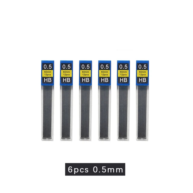 0.3/0.5/0.7/2.0mm Mechanical Pencil Low Center of Gravity Metal Drawing Special Pencil Office School Writing Art Supplies