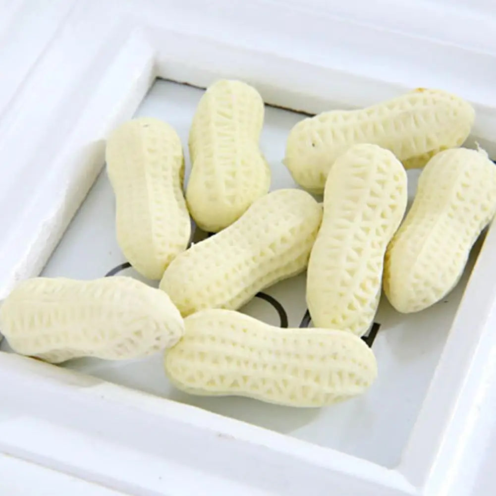 Cute Kawaii Peanut Eraser Rubber Korean Groundnut Stationery School Office Supply Novelty Simulated Peanut Eraser Student Prize