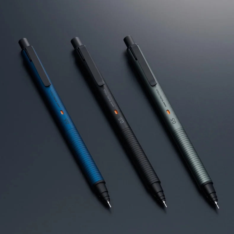 Uni Kuru Toga Metal Mechanical Pencil,M5-KW/KH Metal&Wood Barrel Premium 0.5mm Automatic Rotation Engine For Writing,DraftingPen