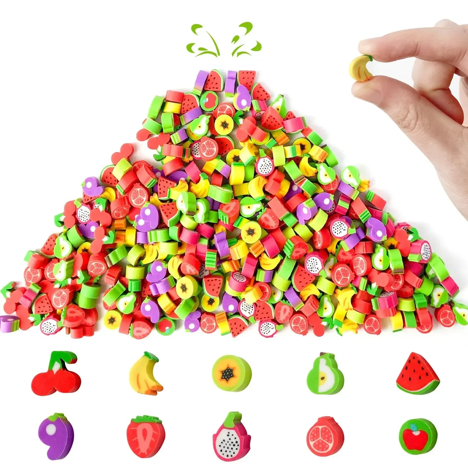 50pcs Mini Desk Pets Cute Little Animal Eraser Small Space Erasers for Kids Classroom Student Prizes Party Favors Carnival Gifts