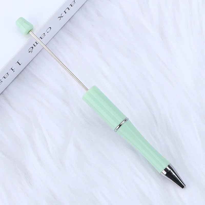 30Pcs DIY Beadable Ballpoint Ball Pens Gradient Gift Advertising Pens Korean Stationery Pen Making Supplies Gifts Office School