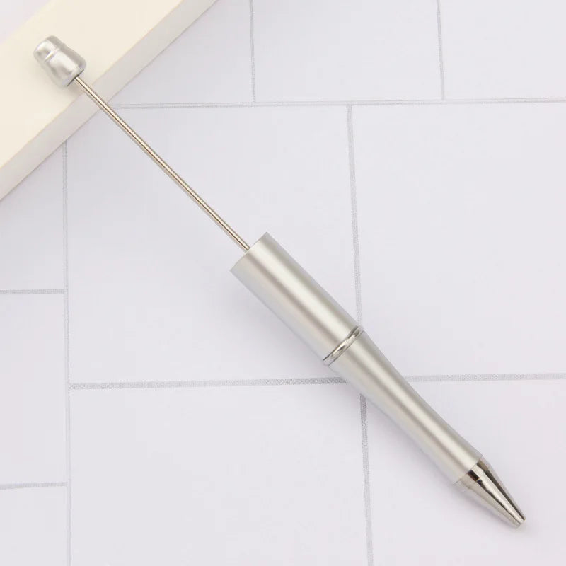 30Pcs DIY Beadable Ballpoint Ball Pens Gradient Gift Advertising Pens Korean Stationery Pen Making Supplies Gifts Office School