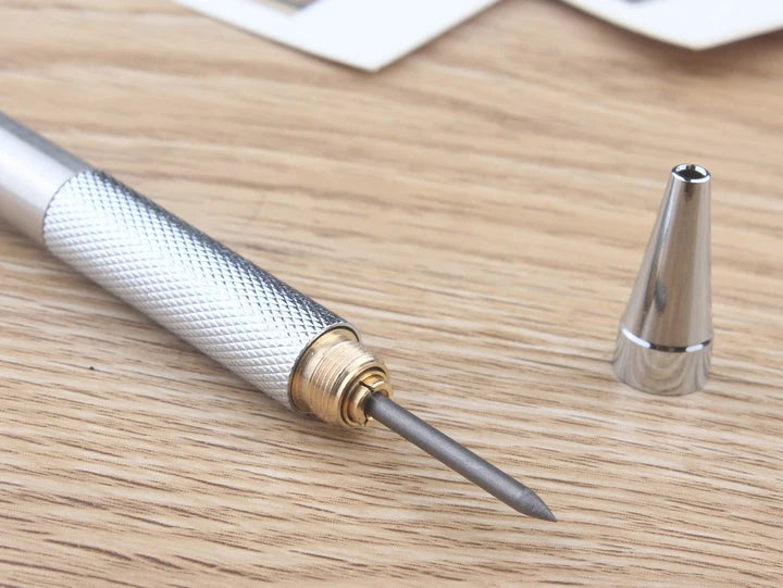 0.3 0.5 0.7 0.9 1.3 2.0 3.0mm Mechanical Pencil Full Metal Art Drawing Painting Automatic Pencil with Leads Office School Supply